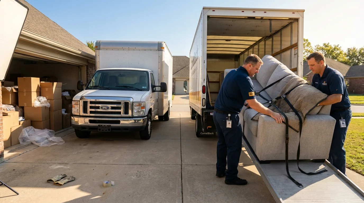 DIY truck vs professional crew comparison in Madill