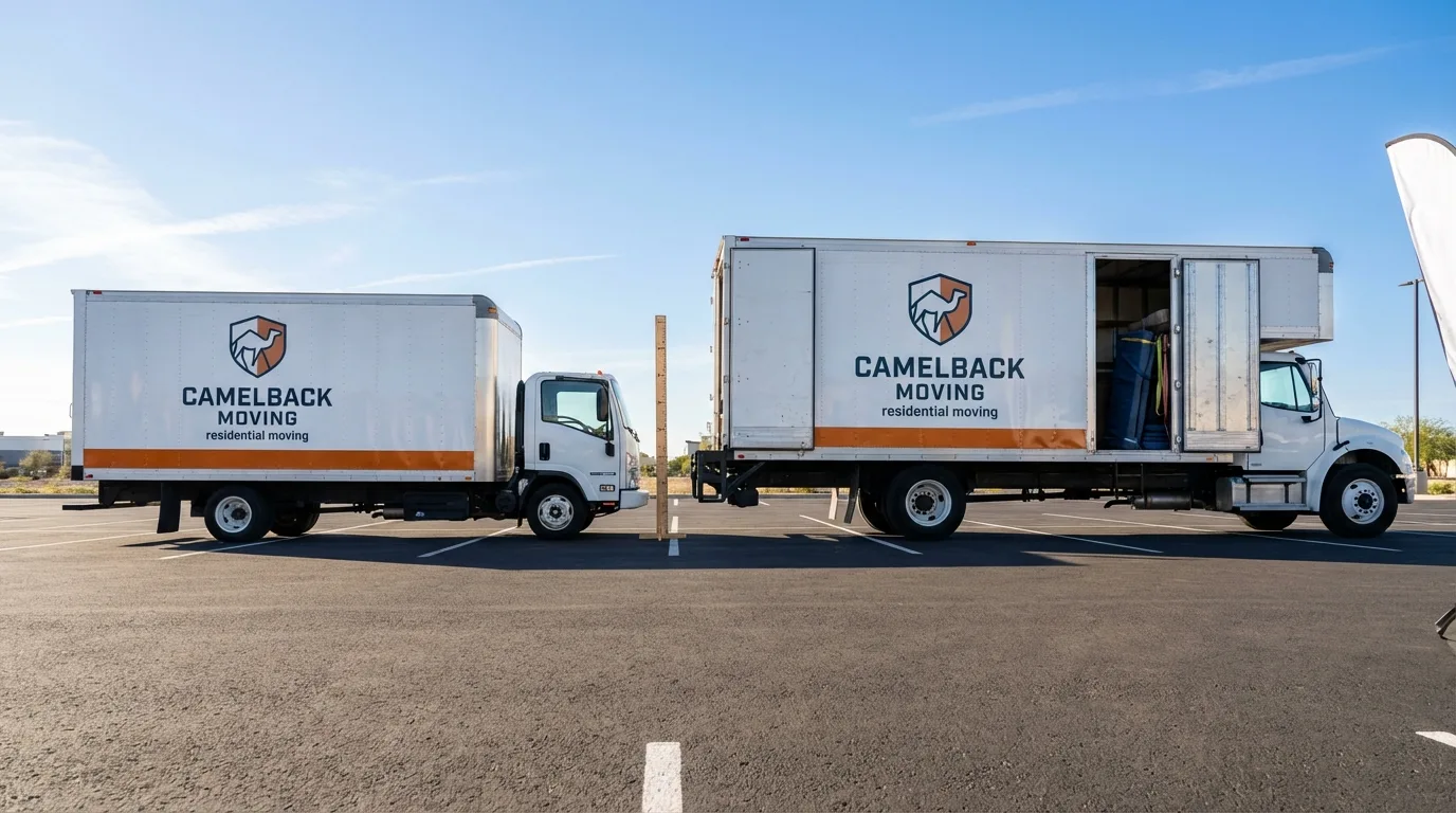 Moving truck size capacity guide in Madill